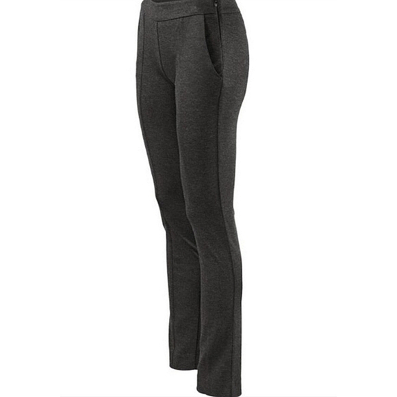 CAbi Dark Gray Aubrey Ponte Side Zip Skinny Stretch Pants #967 Women's Size 2 - Picture 2 of 12